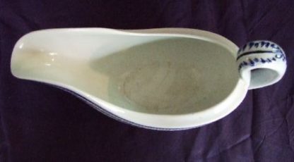 Saucière en porcelaine de Tournai décor au romarin – Image 3